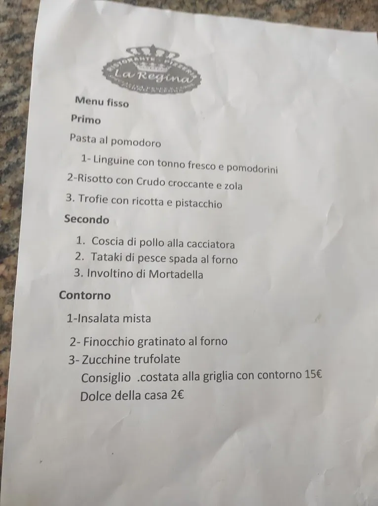 Menu_Ristorante Pizzeria La Regina - Limido Comasco _Limido Comasco_image_4