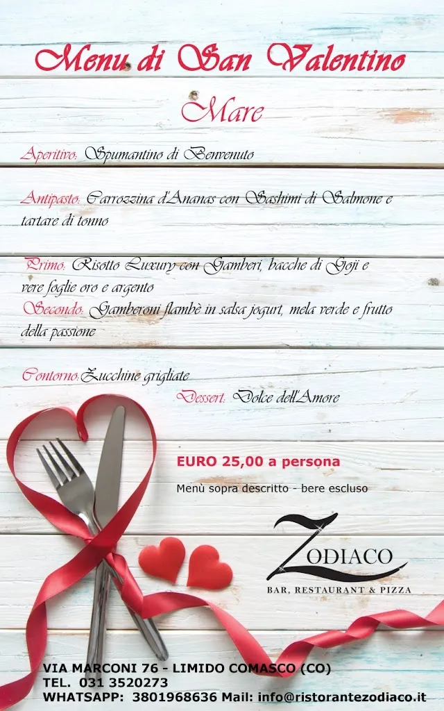 Menu_Zodiaco - Bar Ristorante e pizzeria con terrazza esterna a Limido Comasco_Limido Comasco_image_1