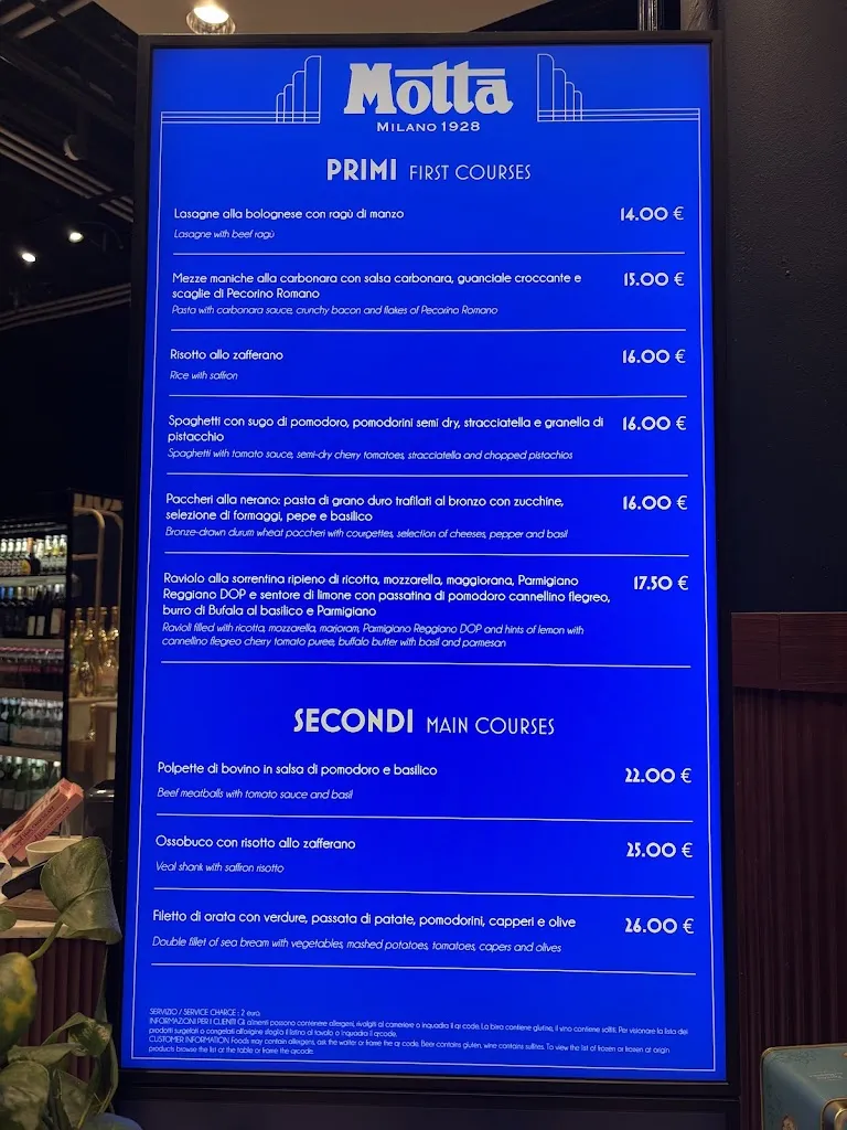 Menu_Motta Milano 1928_Linate_image_1