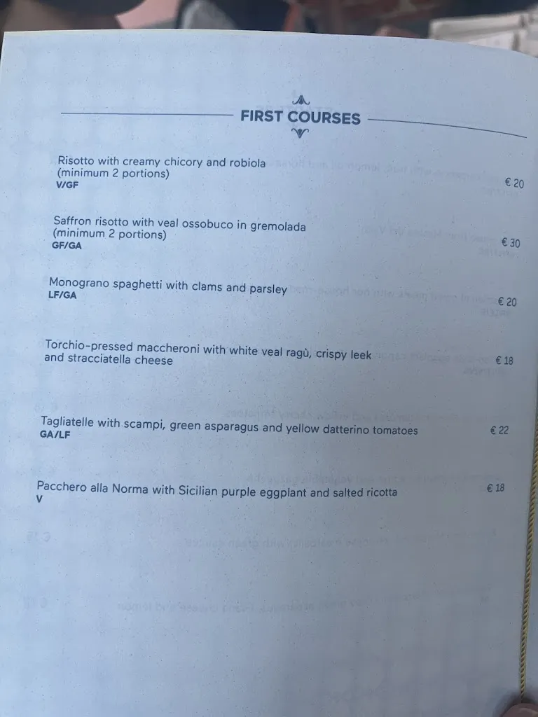 Menü_Antica Trattoria Monlue_Linate_Bild_1