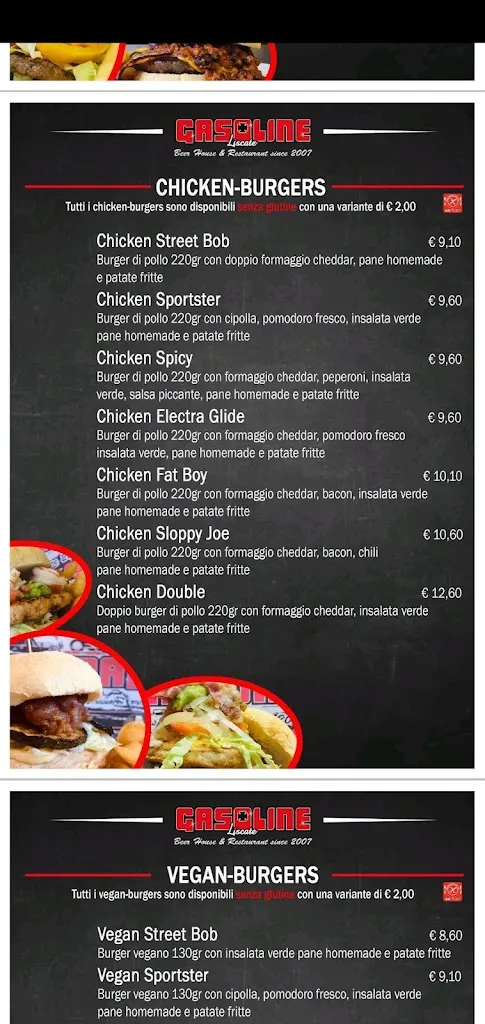 Menu_Gasoline Liscate_Liscate_image_1