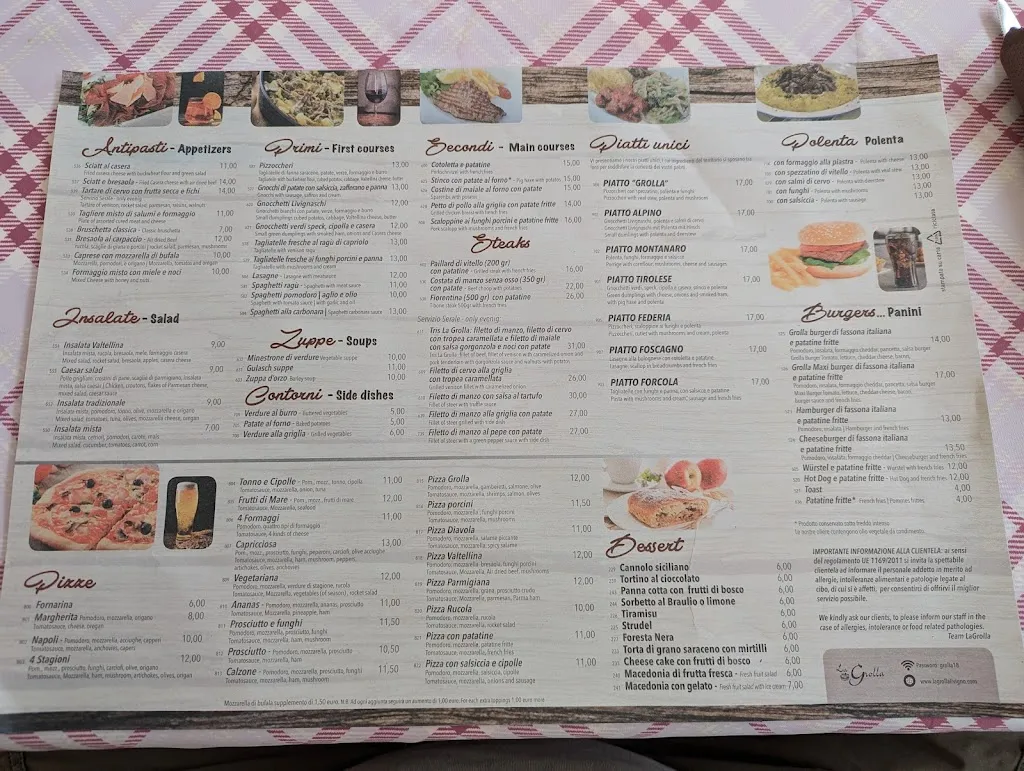 Menu_Ristorante Pizzeria La Grolla_Livigno_image_1