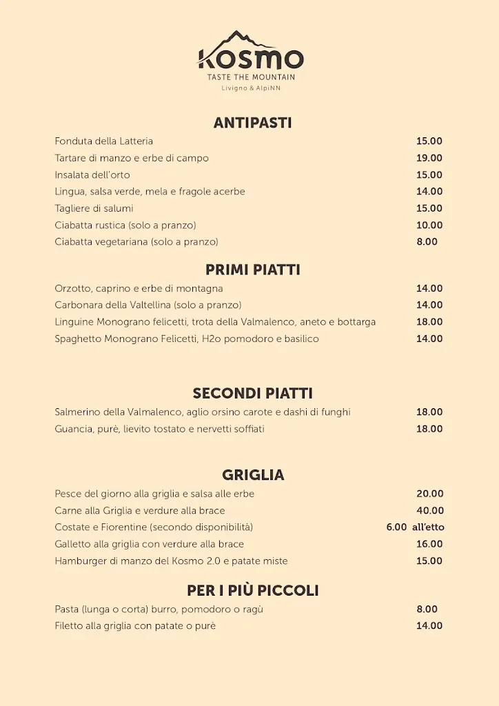 Menu_Kosmo Taste the Mountain_Livigno_image_1