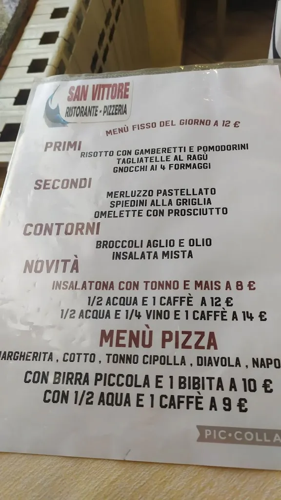 Menu_Ristorante Pizzeria San Vittore_Locate di Triulzi_immagine_1