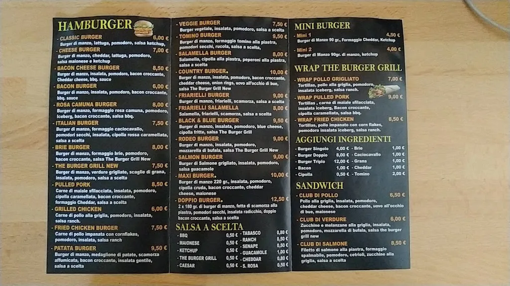 Menu_The Burger Grill Locate_Locate di Triulzi_image_1