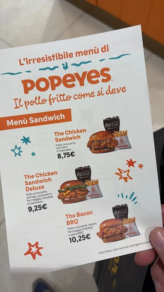 Menu_Popeyes Famous Louisiana Chicken_Locate di Triulzi_image_1