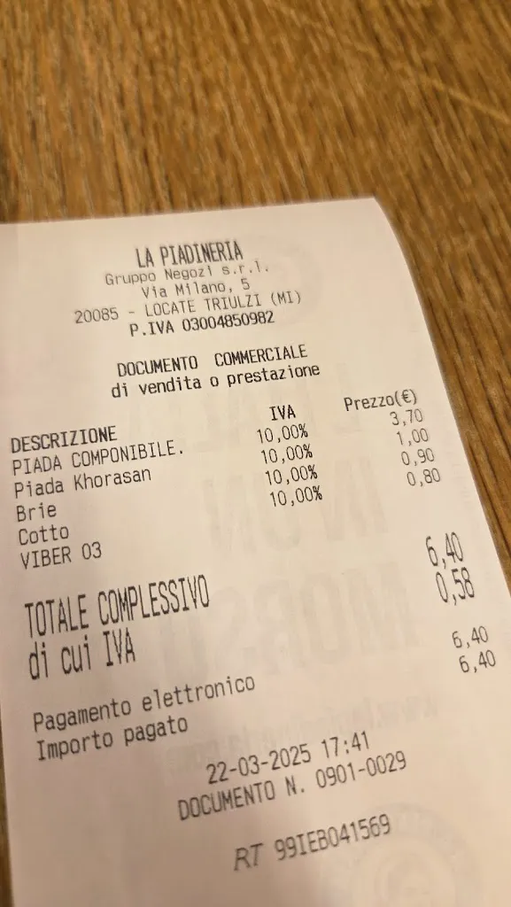 Manuel_La Piadineria_Locate di Triulzi_review