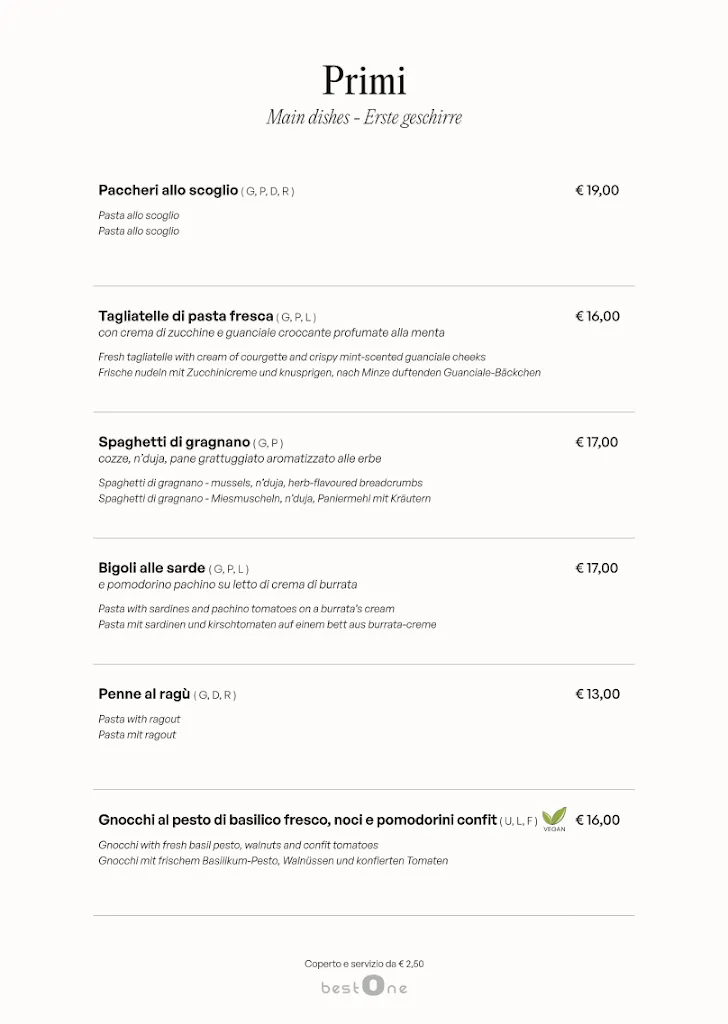 Menu_bestOne Ristorante Pizzeria_Limone sul Garda_image_1