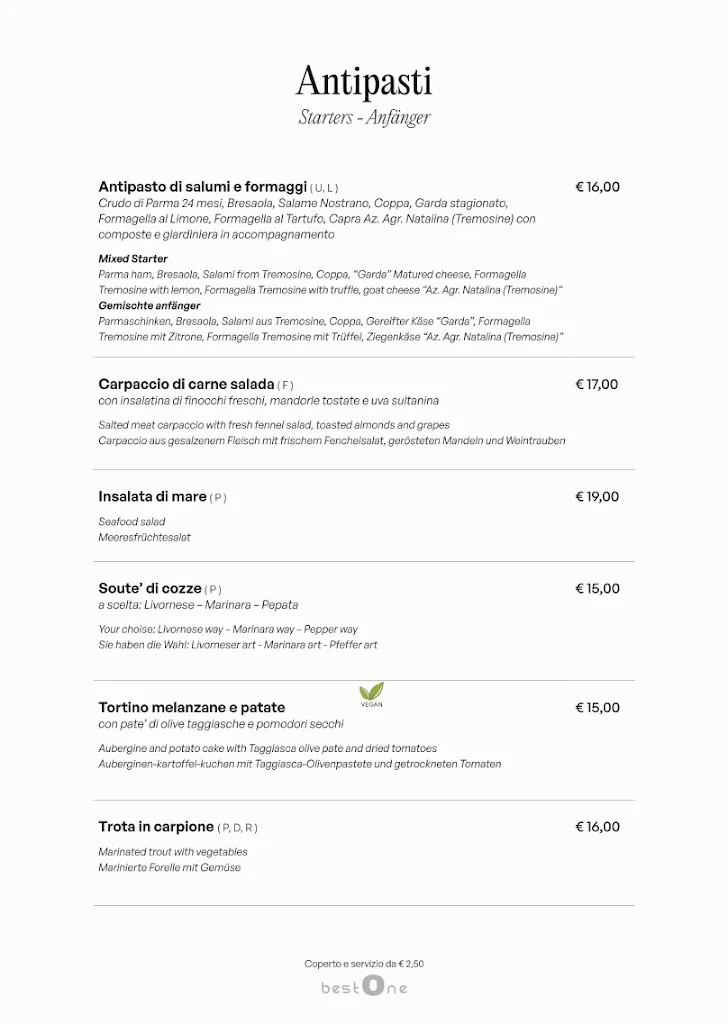 Menu_bestOne Ristorante Pizzeria_Limone sul Garda_image_3