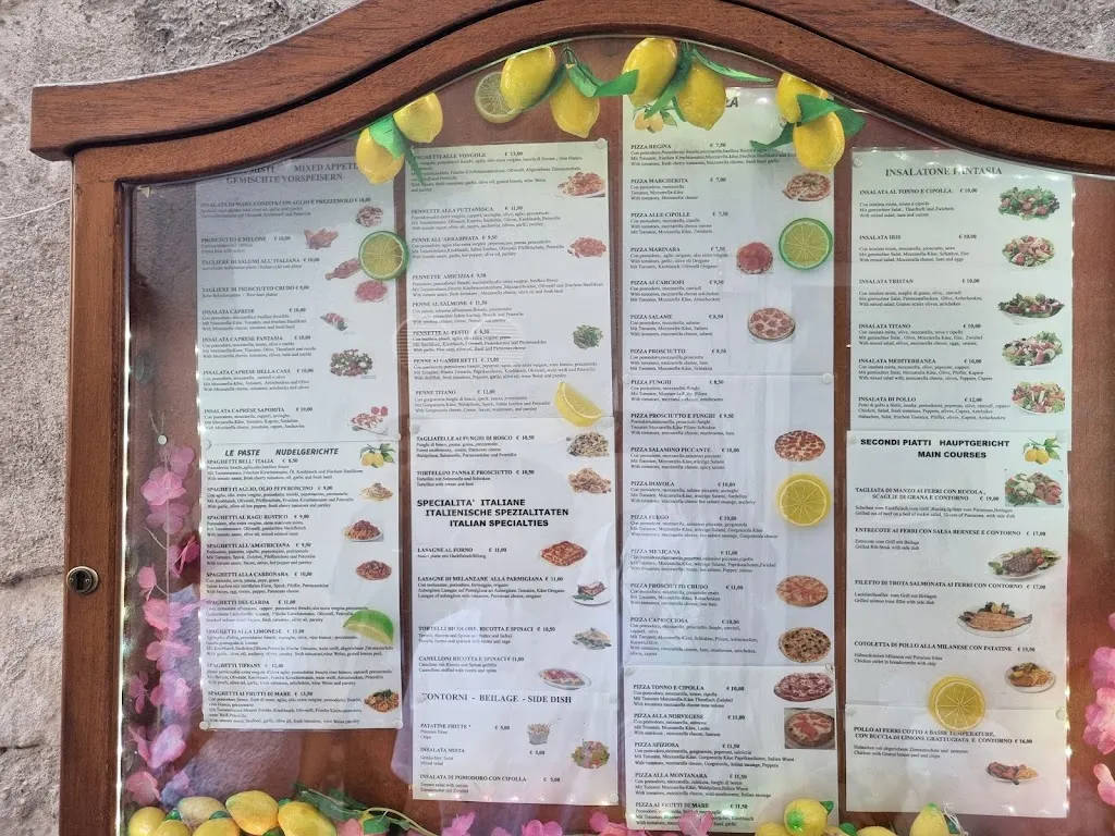 Menu_Bar Spaghetteria Da Titano Di Fort Enea_Limone sul Garda_immagine_3