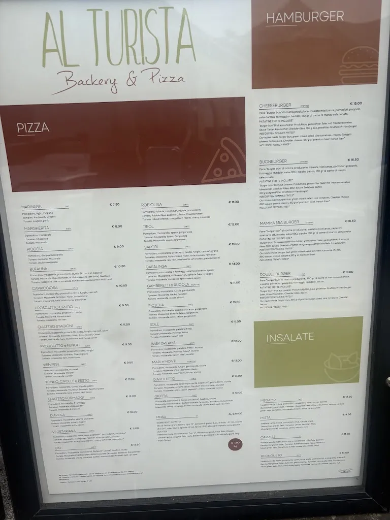 Menu_Turista Pizzeria/Backery/Pastry_Limone sul Garda_image_1