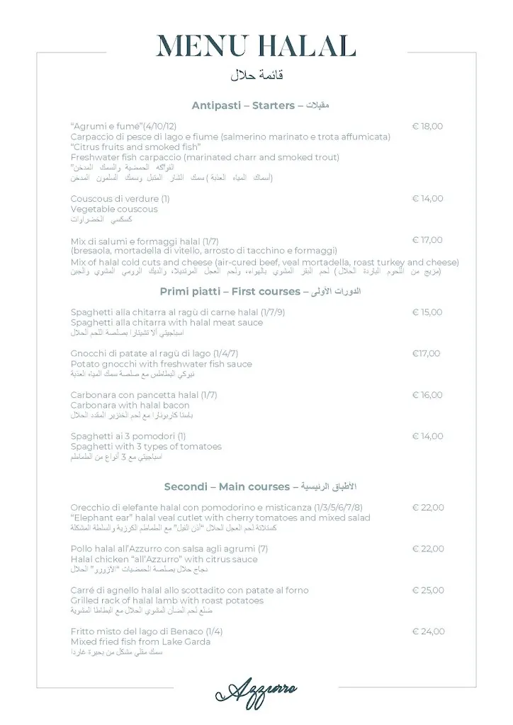 Menu_Ristorante Bar Pizzeria All'Azzurro_Limone sul Garda_image_1