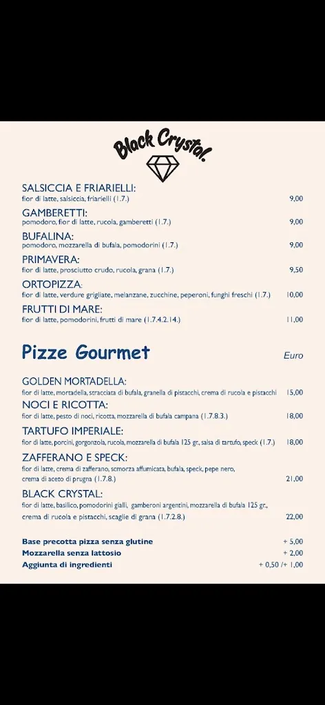 Menu_Black Crystal Pizzeria LoungeBar e Disco Pub_Lodi Vecchio_image_4