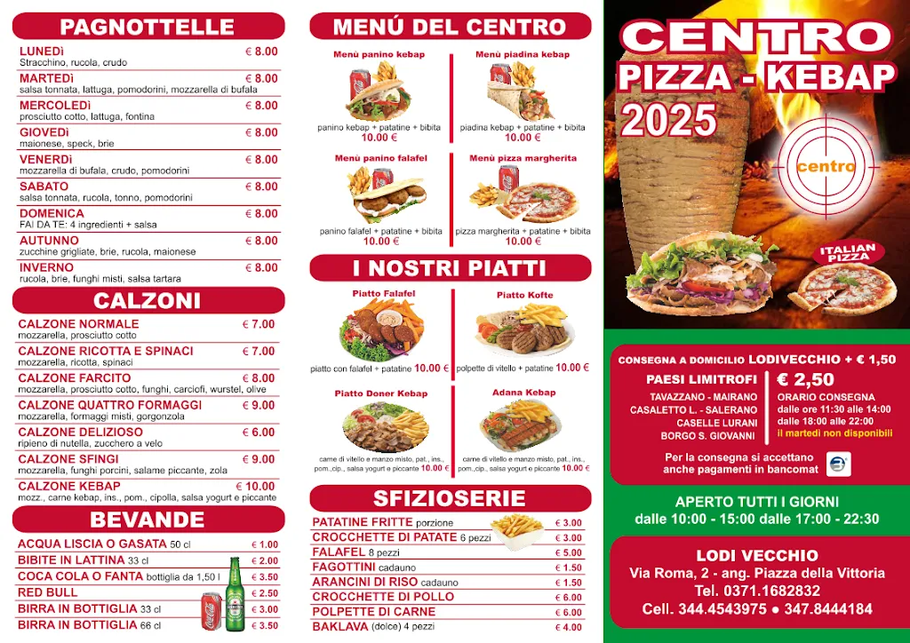 Menu_Turkish Centro Pizza Kebap_Lodi Vecchio_image_1
