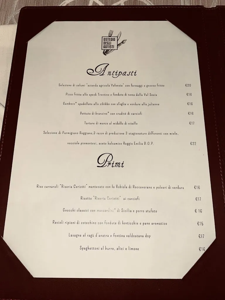 Menu_Osteria Degli Artisti-Lonate Pozzolo_Lonate Pozzolo_image_1