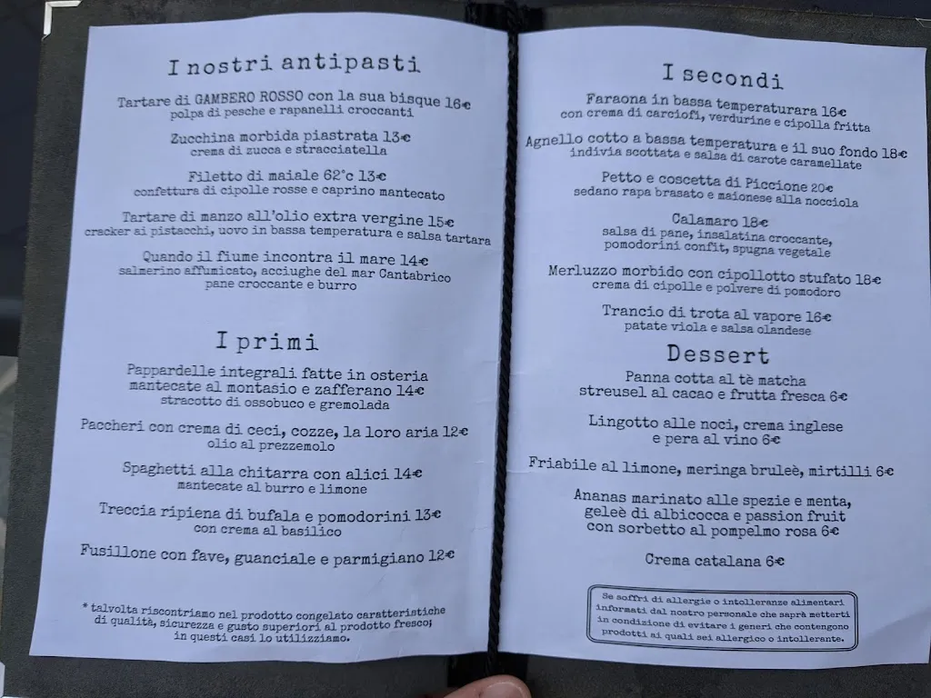 Menu_Osteria dello Sperone e Bed & Breakfast_Lonate Pozzolo_image_2