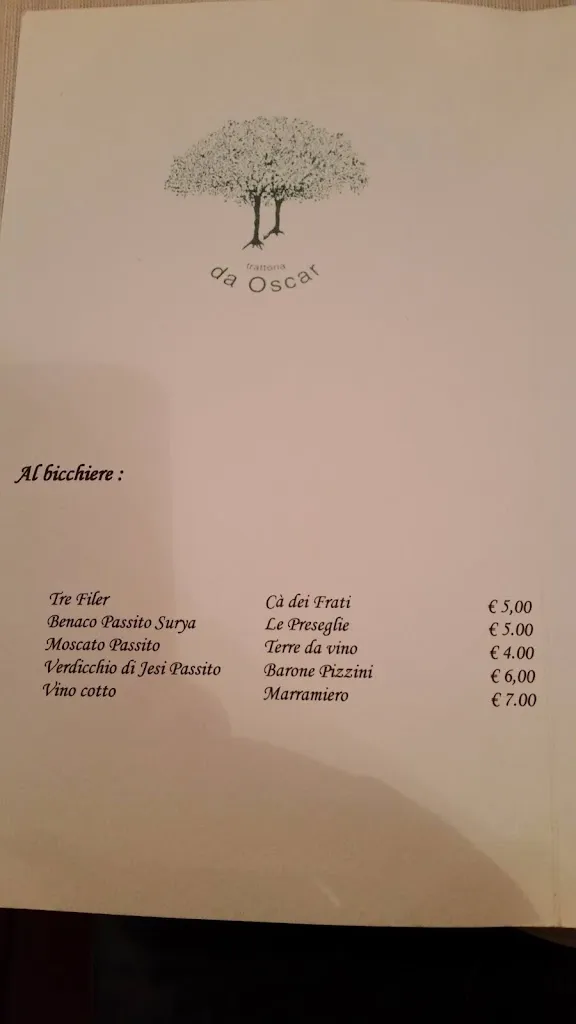 Menu_Trattoria Da Oscar - Ristorante Lonato del Garda_Lonato_image_4