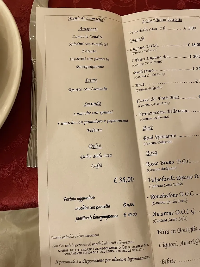 Menu_Trattoria La Rassica _Lonato_image_1