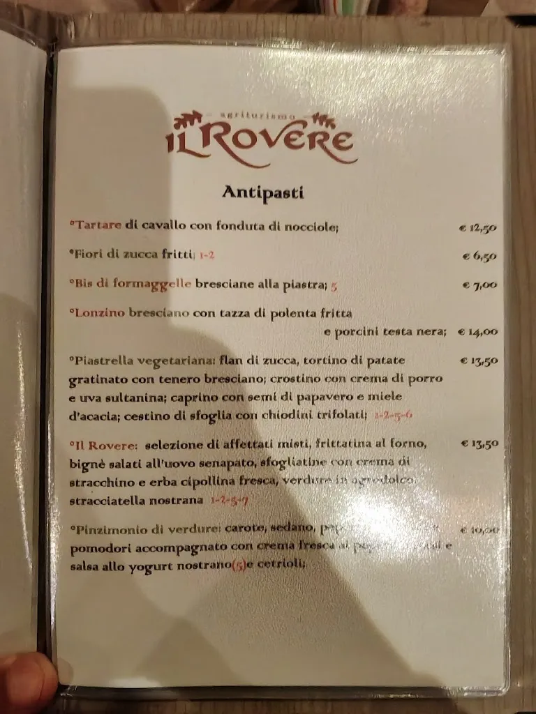 Menu_The farm Rovere_Lonato_image_2