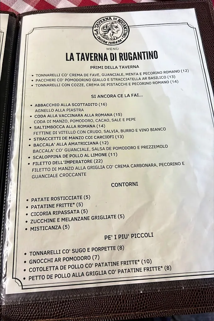 Menu_La Taverna di Rugantino - Lurago D'Erba_Lurago d'Erba_image_3
