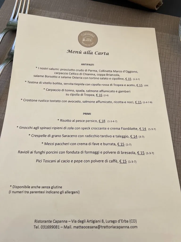 Menu_Ristorante Capanna_Lurago d'Erba_image_1