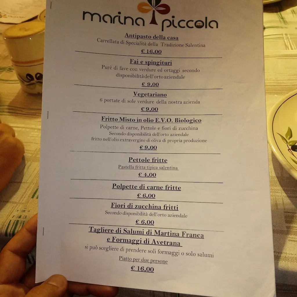 Menu_Marina Piccola Farm - Agriturismo_Avetrana_immagine_4
