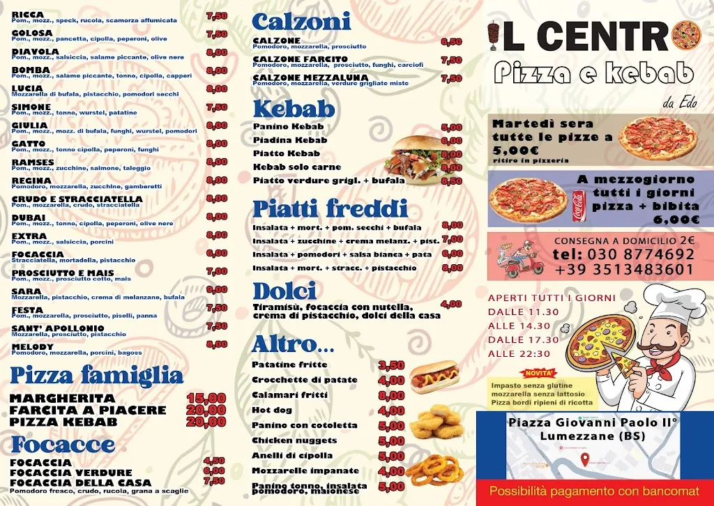 Menu_Pizzeria il centro_Lumezzane_immagine_2