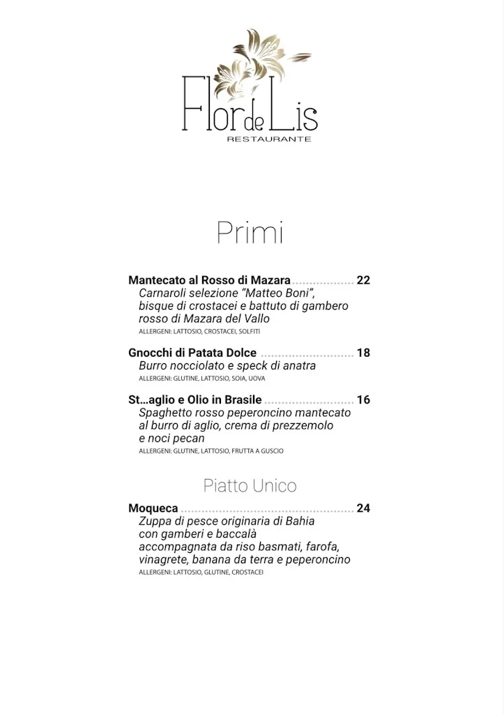 Menu_Flor de Lis Ristorante_Malgesso_immagine_2