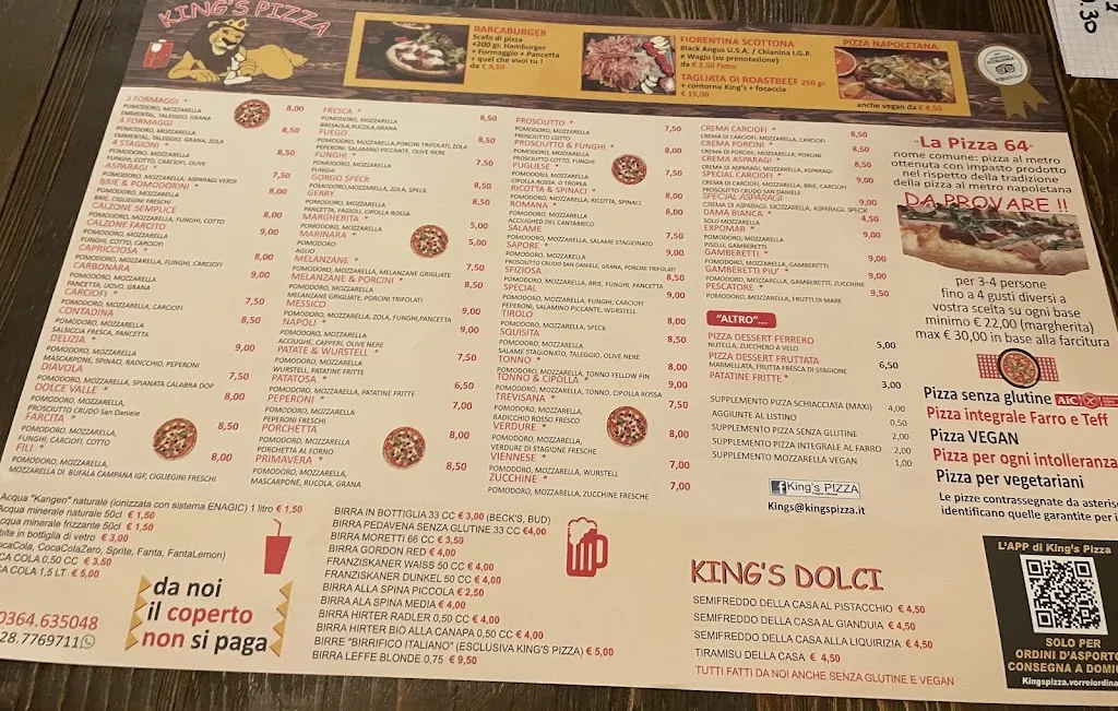 Menu_King'S Pizza_Malonno_image_1