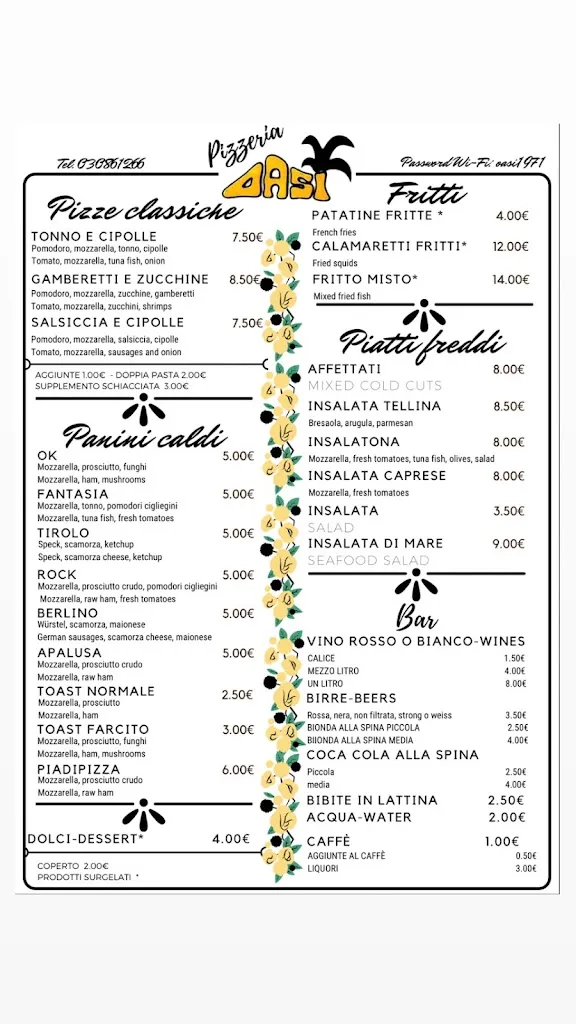 Menu_Pizzeria Oasi_Marcheno_image_2