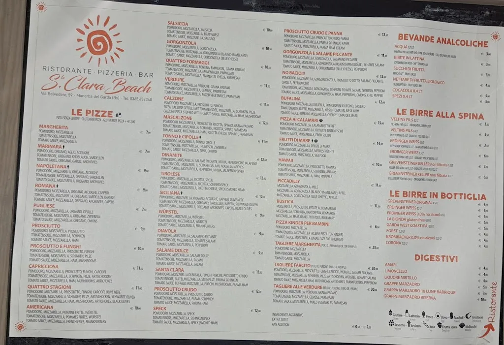 Menu_Santa Clara Beach_Manerba del Garda_image_1