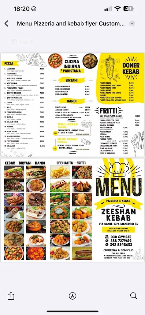 ZEESHAN KEBAB & RESTAURANT HALAL_Manerbio_menu_image_1
