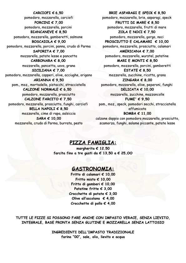 Menu_L'Arte Della Pizza Di Irace Rosa Alba_Manerbio_image_1