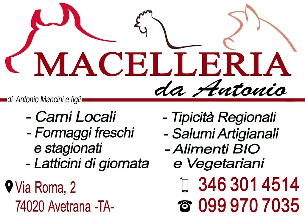 Menu_Macelleria Mancini, Da Antonio Dal 1978. Gastronomia e Braceria da asporto, polli allo spiedo, carni Locali, Prodotti Tipici_Avetrana_image_3