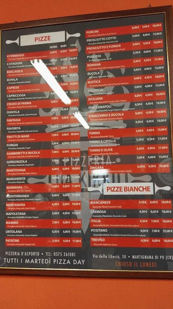 Menu_Pizzeria Da Kikko_Martignana di Po_image_1