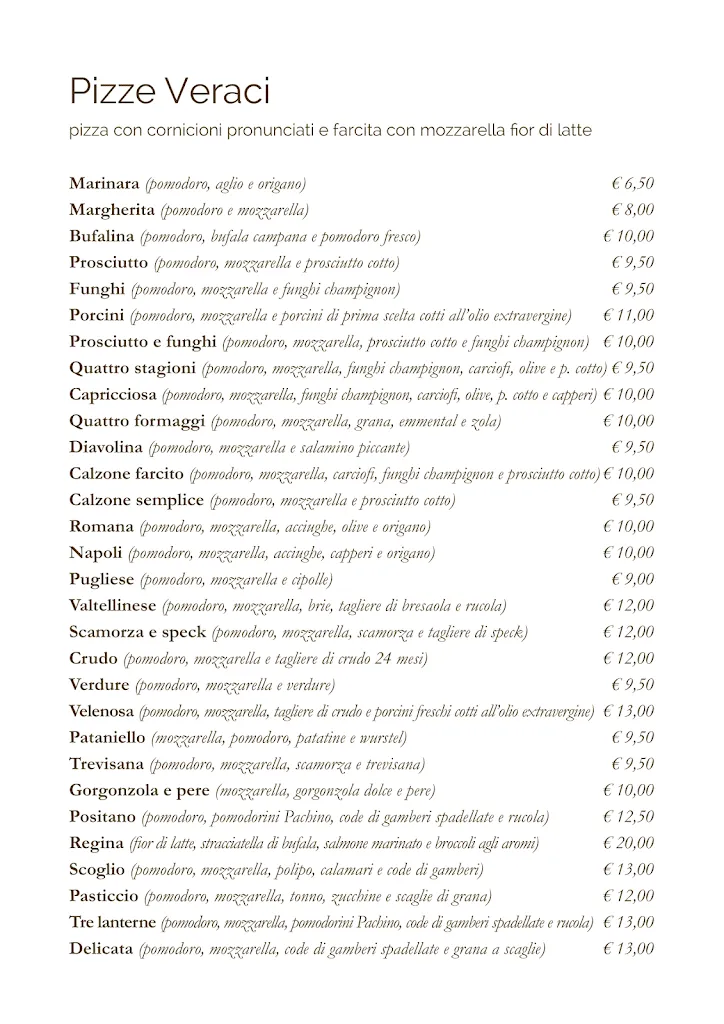 Menu_Ristorante Pizzeria Tre Lanterne_Martinengo_image_1