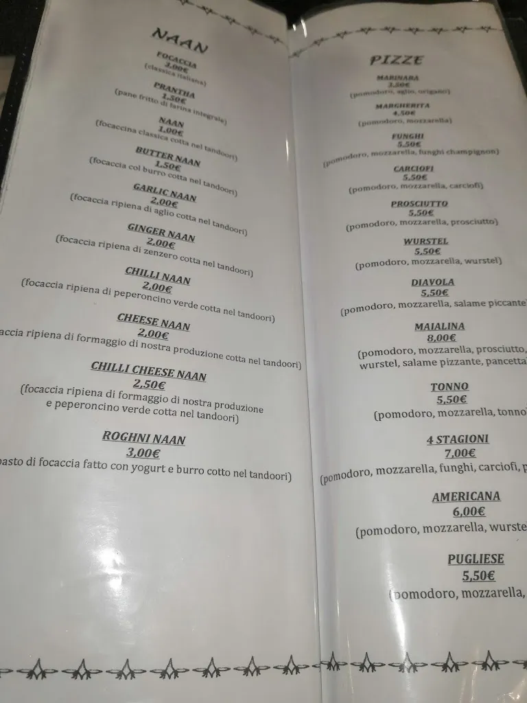 Menü_Jk Palace Ristorante Indiano & Pizzeria_Medole_Bild_1