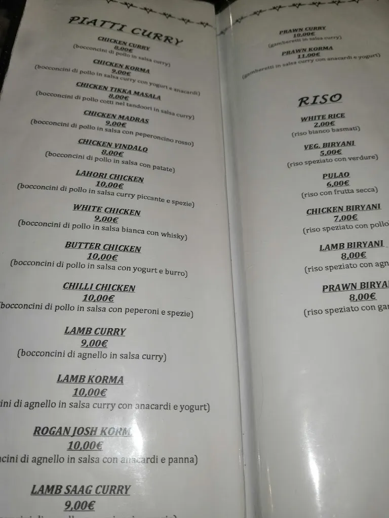 Menü_Jk Palace Ristorante Indiano & Pizzeria_Medole_Bild_2