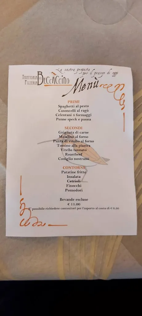 Menu_Trattoria Del Beccaccino_Mediglia_image_4