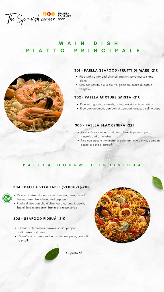 Menu_The Spanish Corner_Menaggio_image_1