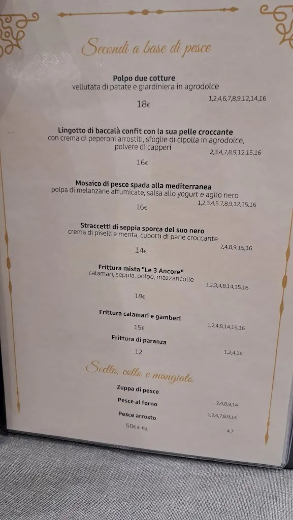 Menu_Le 3 Ancore Restaurant_Avetrana_image_1