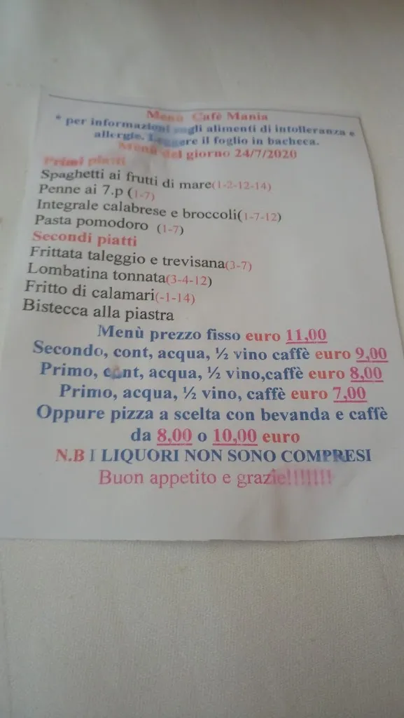 Menu_Ristorante Pizzeria Cafe' Mania_Missaglia_image_2