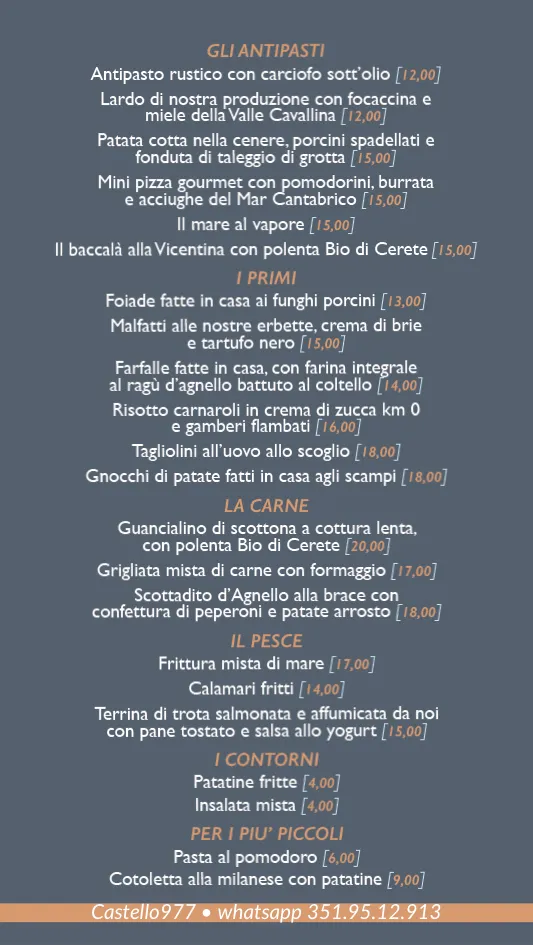 Menu_Castello 977 Restaurant Pizza e Wedding_Monasterolo del Castello_image_2