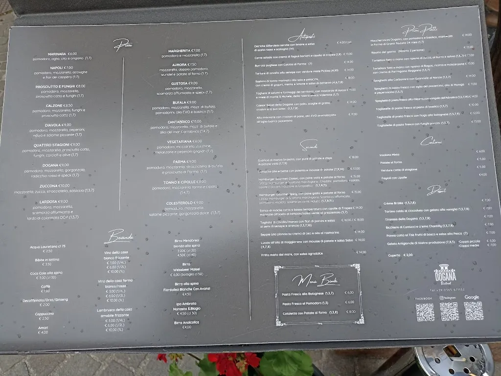 Menu_Dogana Bistrot_Moniga del Garda_image_1