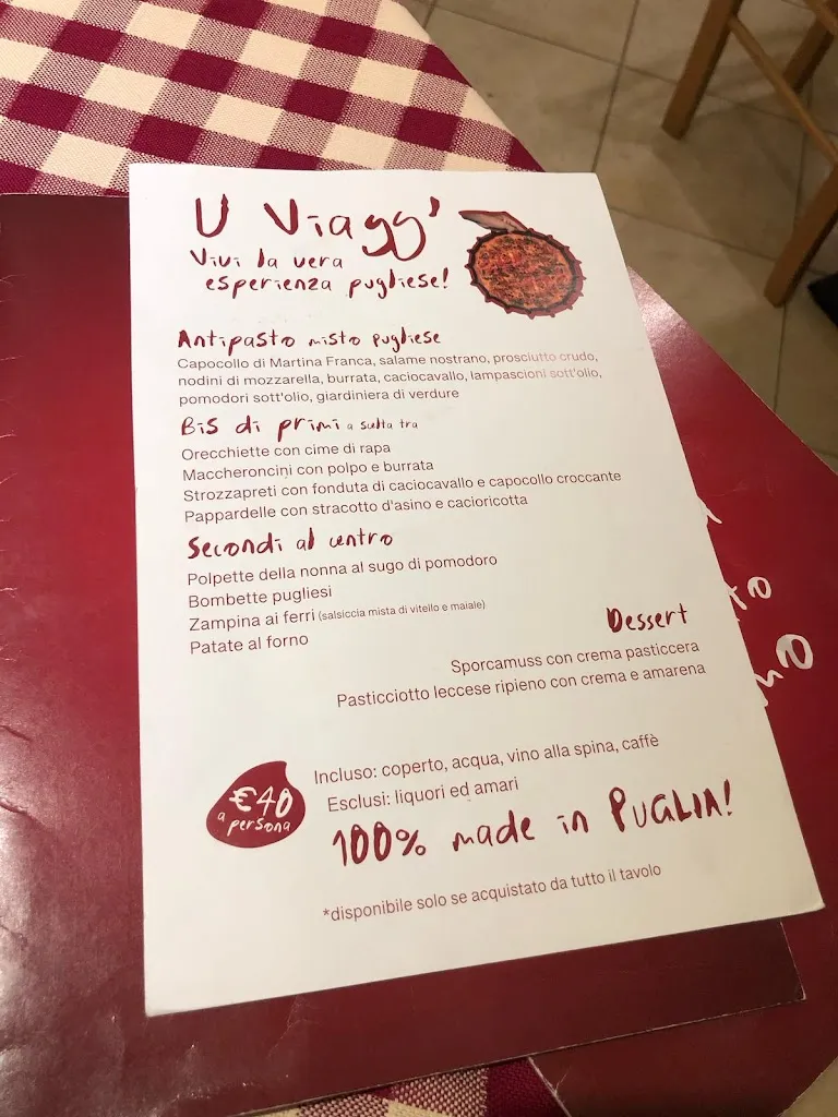 Menu_U’ Pugliés - Trattoria Pugliese_Montesolaro_image_3
