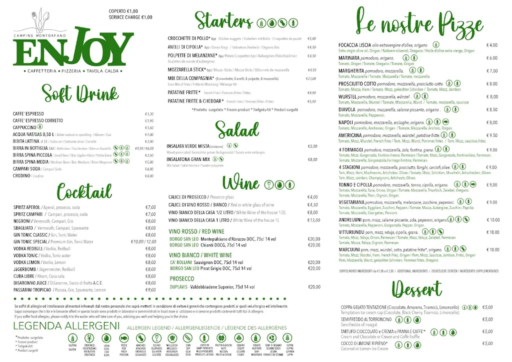 Menu_Enjoy bar pizzeria_Montorfano_immagine_1