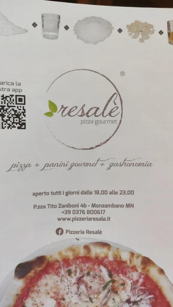 Menu_Pizzeria Ristorante Resalè_Monzambano_image_1
