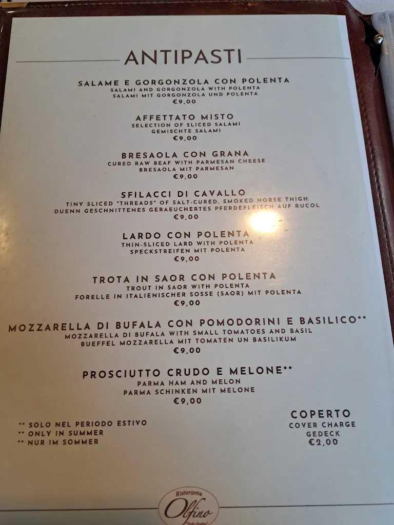 Menu_Ristorante Olfino 
