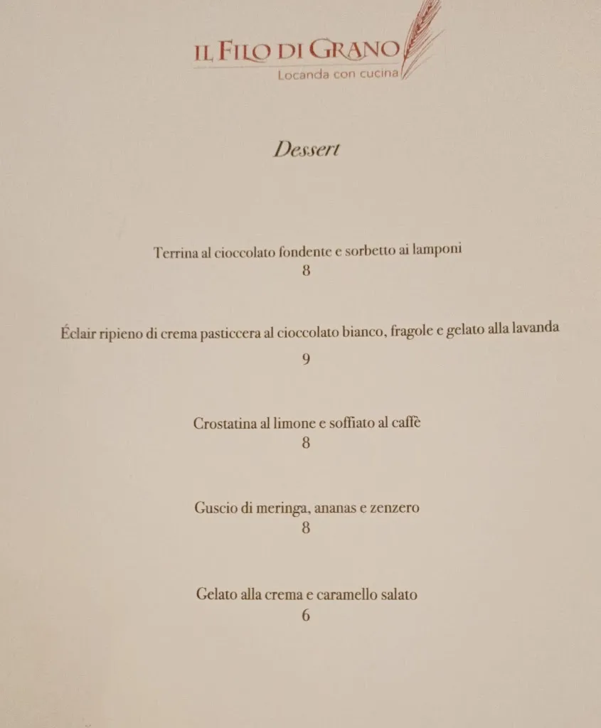 Menü_Ristorante Il Filo di Grano_Morimondo_Bild_3