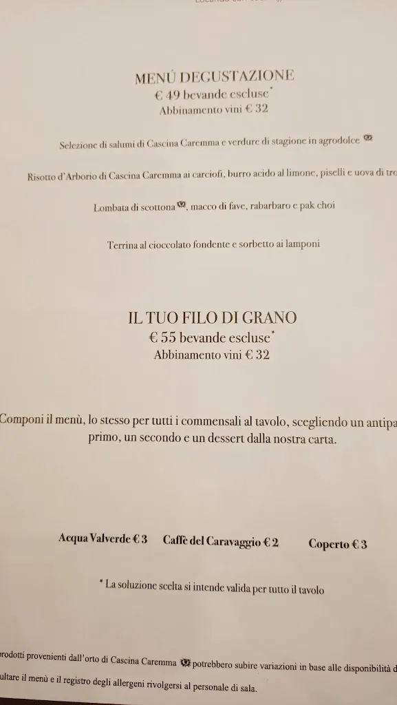 Menü_Ristorante Il Filo di Grano_Morimondo_Bild_4